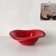 thumbnail image 4 of PRETXORVE Ceramic Cream Style After Noon Dessert Bowl Fruit Salad Bowl Cafes Tableware Bowl, 4 of 6