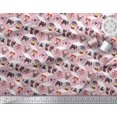 thumbnail image 3 of Soimoi Cotton Cambric Fabric Geometric & Dogs Patchwork Printed Craft Fabric by The Yard 56 Inch Wide, 3 of 3