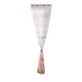 thumbnail image 1 of VogueV Butterfly Print Curtain Panel 250x100cm - Rod Pocket Sheer Window Drapes Pink, 1 of 6