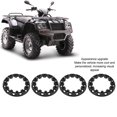 thumbnail image 4 of 4 Pcs Couvre-Enjoliveurs de Moyeu de Roue Capuchons de Jante de Pneu Couvre-Jantes Universels Capuchons de Moyeu Couvre-Enjoliveurs de Roue Coque de Protection Décoration de Moyeu de Roue Garniture pour VTT Go-Kart, 4 of 7