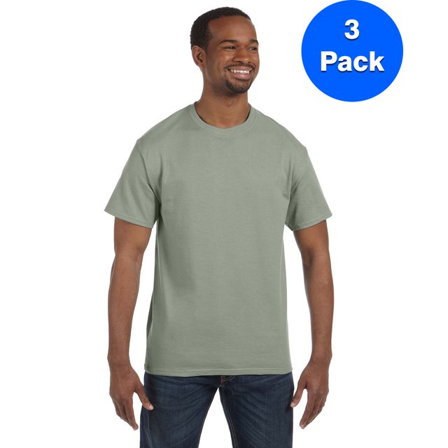 Hanes Men's Authentic-T T-Shirt - 5250T (Pack Of 3)