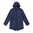 thumbnail image 1 of Birdeem Coupe-Vent à Capuche pour Femmes, Couleur Unie, Extérieur, 1 of 5