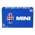 thumbnail image 1 of Pepsi Cola 15 x 222 ml Sleek, Mini Cans, 1 of 10
