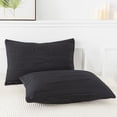 thumbnail image 2 of JML 2 Pieces Black Twin Comforter Set, Soft Microfiber Bedding Set With 1 Comforter and 1 Pillow Case Suit for All Seasons, 2 of 7