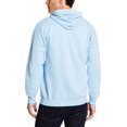thumbnail image 2 of Hanes ComfortBlend EcoSmart Men`s Full Zip Hoodie, M, Light Blue, 2 of 4
