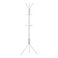 thumbnail image 1 of Monarch Specialties Coat Rack, Hall Tree, Free Standing, Hanging Bar, 6 Hooks, Entryway, 68"h, Bedroom, Metal, White, Contemporary, Modern, 1 of 4
