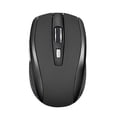 thumbnail image 1 of Langgg Computer 2.4Ghz Wireless Optical Mouse with USB Receiver 6 Buttons Gaming Mice 800/1200/1600DPI Desktop PC Laptop Accessories Matte Black, 1 of 6
