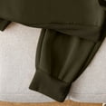 thumbnail image 3 of Long Sleeve Top, Comfortable Hooded Set with Elastic Waist Pants for Kids, 3 of 7