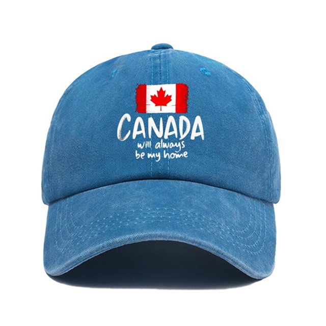 Baseball Hat Maple Canada Print Children'S Baseball Cap Adjustable Casual Toddler Caps Boys Age