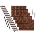thumbnail image 1 of Fasade Traditional Style 4 Decorative Vinyl Backsplash Kit 15 sq ft Moonstone Copper, 1 of 6