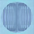 thumbnail image 1 of Ahgly Tapis d'Intérieur Lavable en Machine Carré Transitionnel Bleu Iceberg, 8 Pieds Carré, 1 of 7