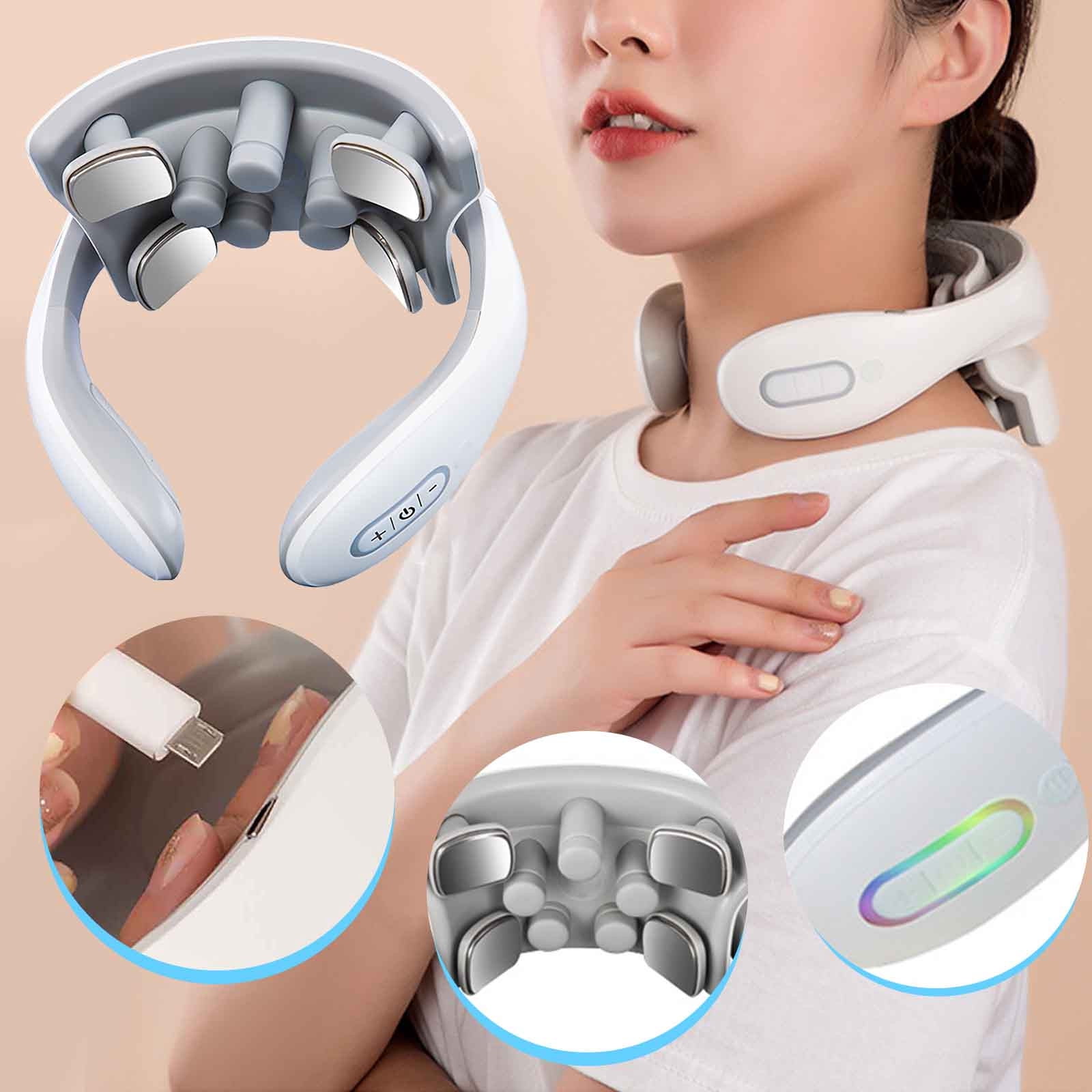EGNMCR Cervical Spine Massager，Smart Neck PulseHeating Device Heating Neck Device massager massager
