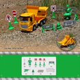 thumbnail image 2 of Esquirla Sanitation Truck Garbage Truck Toy Sprinkler Car Model Figure Toys Kit Accessory 4, 2 of 8