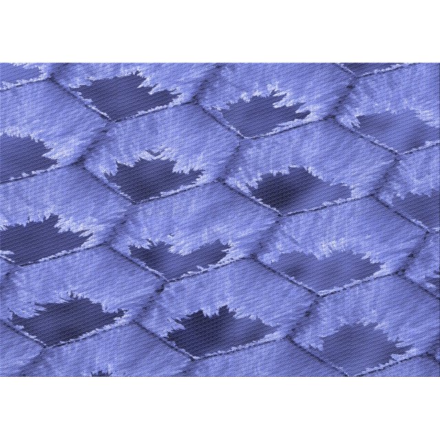 Ahgly Tapis Rectangulaire Lavable en Machine Bleu Ciel, 3 Pieds x 5 Pieds