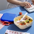 thumbnail image 1 of TIMIFIS Electric Brush Portable Lunch Box with Compartments Microwaveable Student Lunch Box Work Lunch Box Apartment Essentials, 1 of 8