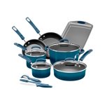 Rachael Ray - Ensemble d'articles de cuisine - 14 Points à traiter - bleu marine
