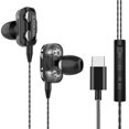 thumbnail image 1 of A4 New In-Ear Earphones  Dual Dynamic Coils  Dual Speakers  Smart Phone  Middle Microphone Tuning, 1 of 13