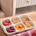 thumbnail image 4 of Fankiway Bento Lunch Box Set -Meal Prep Containers for Kids Adults Thickened and Easy-to-Clean Lunch Box Containers Stackable Lunch Box for Kids and Adults Bento Box Containers, 4 of 6