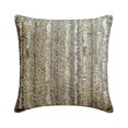 thumbnail image 1 of Custom Pillow Case, Silver 24"x24" (60x60 cm) Pillow Cases, Silk Beaded, Abstract & Jacquard Throw Pillows For Sofa, Abstract Pattern Modern Style - Time To Time Silver, 1 of 3