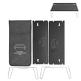 thumbnail image 1 of Folding Camping Table Outdoor Portable Aluminum Alloy Ultra Light Mini Folding Table Multifunction Camping Table Black, 1 of 14