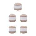 thumbnail image 1 of bedienty Knitting Thread Cotton Crochet Yarn Embroidery Clothes Sweater Weave Line DIY light brown 5Set, 1 of 6