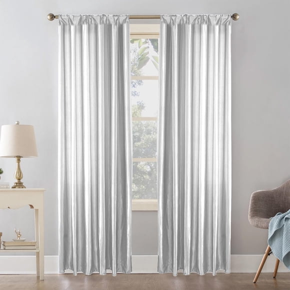 Apmemiss Clearance Satin Curtains Living Room Bedroom Shade Curtains Large Size Room Decorative Window Screens Suitable for Bedroom Holiday Party Wedding Decoration