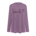 thumbnail image 4 of WEAIXIMIUNG T-Shirts Blancs pour Femmes à Col en V, Paquet, Haut Décontracté à Manches Longues à Col Rond Uni pour Femmes, 4 of 4