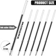 thumbnail image 3 of Riforla 100 Pcs Stylo à Encre Stylo-Bille Remplaçable 0,7 mm Écriture Fluide Stylo pour Stylos Rétractables Bureau École Stylo 500 ml, 3 of 8