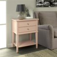 thumbnail image 3 of Ameriwood Home Table d'Appoint Franklin avec 2 Tiroirs Rose, 3 of 7