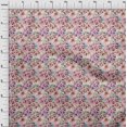 thumbnail image 4 of oneOone Velvet Sea Green Fabric Floral Sewing Craft Projects Fabric Prints By Yard 58 Inch Wide-FK, 4 of 4