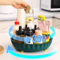 thumbnail image 4 of DOLITY Turntable Organizer Desktop Storage Tray Makeup Organizer Food Storage Container Green, 4 of 9