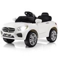 thumbnail image 1 of Costway 6V Kids Ride On Car RC Remote Control Battery Powered w/ LED Lights MP3 White, 1 of 10