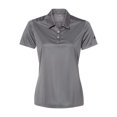 thumbnail image 2 of Polo à Épaules à 3 Rayures pour Femmes, 2TG, Gris FiveBlack, 2 of 3