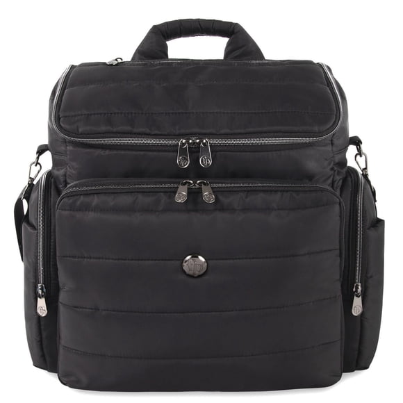 Fourre-tout et sac à dos pour couches de Fisher-Price Madison, noir