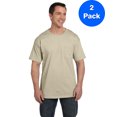 thumbnail image 1 of Hanes Men's Beefy-T avec Poche - 5190P (Lot de 2), 1 of 1