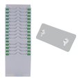 thumbnail image 4 of HILABEE Porte-Cartes à Temps Extensible Support de Cartes à Temps Extensible pour Bureau Atelier Usine 30 Fentes, 4 of 9
