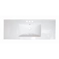 thumbnail image 2 of American Imaginations 48.75-in. W 3H8-in. Ceramic Top Set In White Color - Overflow Drain Incl. AI-29985, 2 of 8