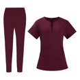thumbnail image 4 of lionlar Uniforme d'Infirmière pour Femme Extensible à Multiples Poches Doux et Respirant Professionnel L, 4 of 8
