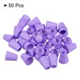 thumbnail image 3 of Unique Bargains Butée à Cloche, Verrou de Corde pour Sac à Cordon, Violet Foncé, Lot de 50, 3 of 5