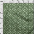 thumbnail image 3 of oneOone Georgette Viscose Green Fabric Asian Dabu Print Sewing Craft Projects Fabric Prints By Yard 42 Inch Wide, 3 of 4