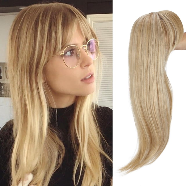 Embouts pour Femmes 360 Embout 3D avec Pince à Cheveux avec Cheveux Clairsemés Embouts de 18 Pouces Pièces pour Femmes