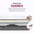 thumbnail image 4 of Pemberly Row 12" Pocket Coil Hybrid Mattress - Gray Fabric Material, 4 of 13