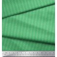 thumbnail image 3 of Soimoi Poly Georgette Fabric Stripe & Leaves Artistic Decor Fabric Printed Yard 42 Inch Wide, 3 of 3
