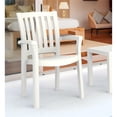 thumbnail image 2 of Compamia Sunshine Fauteuil de Salle à Manger de Patio en Résine de Style Transitionnel, Blanc, 2 of 8