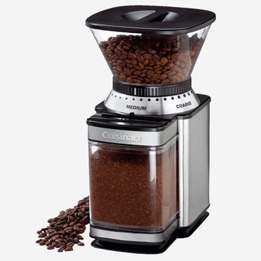 Cuisinart Moulin à café en acier inoxydable, meuleuse électrique automatique à une touche avec sélecteur de mouture à 18 positions
