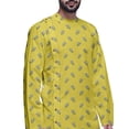 thumbnail image 3 of Atasi Printed Casual Asymmetric Kurta Set For Men Designer Long Kurta For Boys, 3 of 3
