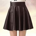 thumbnail image 1 of Jupe, Jupe Décontractée pour Filles Printemps et Été Taille Haute Unie, 1 of 4
