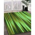 thumbnail image 3 of Ahgly Company Machine Washable Indoor Rectangle Transitional Dark Forest Green Area Rugs, 6' x 9', 3 of 7