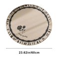 thumbnail image 3 of TIMIFIS Bathroom Rugs Round Carpet Living Room Coffee Table Blanket Bedroom Bedside Blanket Cloakroom Rocking Chair Floor Mat Bath Mat, 3 of 6