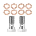 thumbnail image 1 of Transemion Banjo Bo1t An3 Thread Turb0 Thread Turb0 Brake Line Copper Washers Single Banjo Turb0 Brake 1Set, 1 of 6
